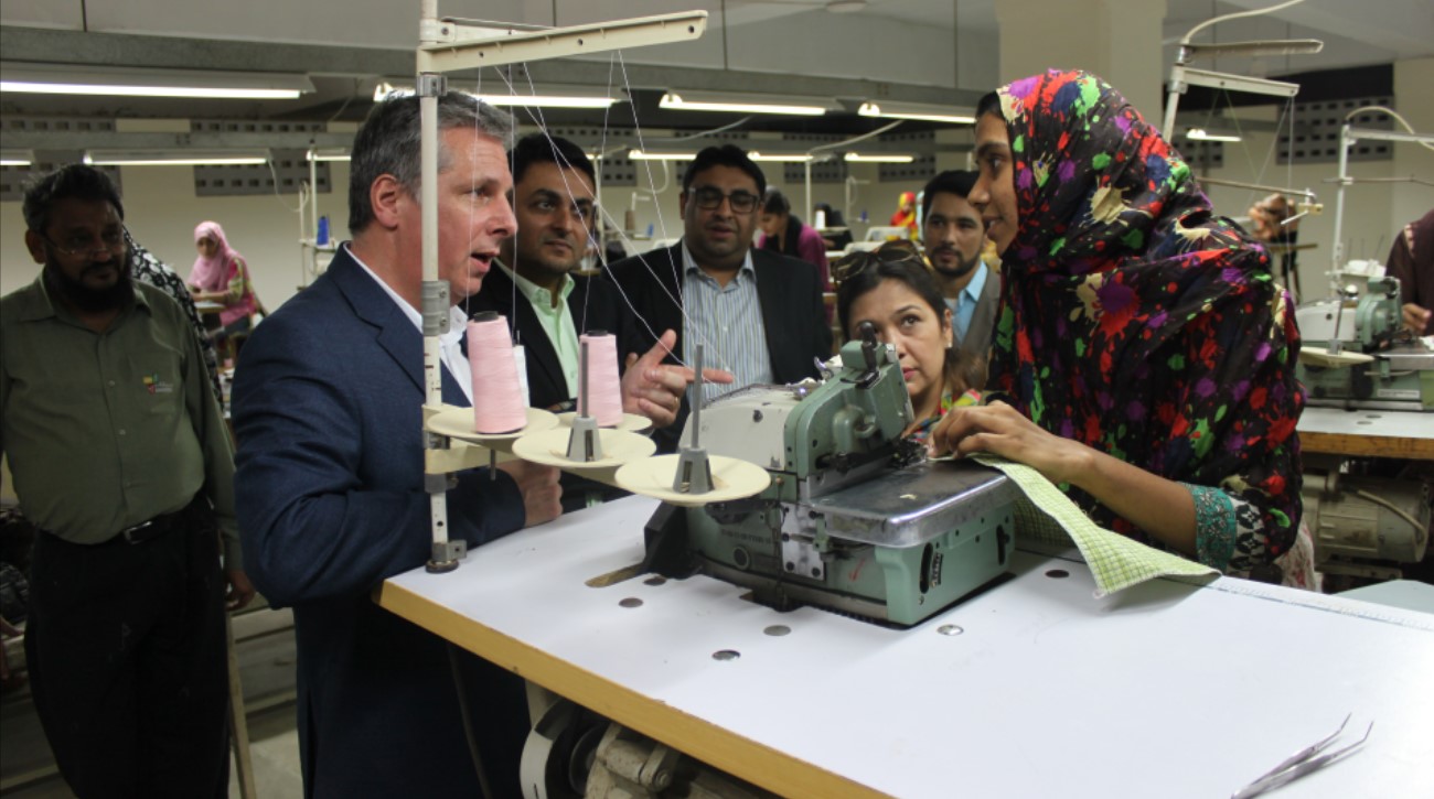 CEO visits programme in Pakistan 