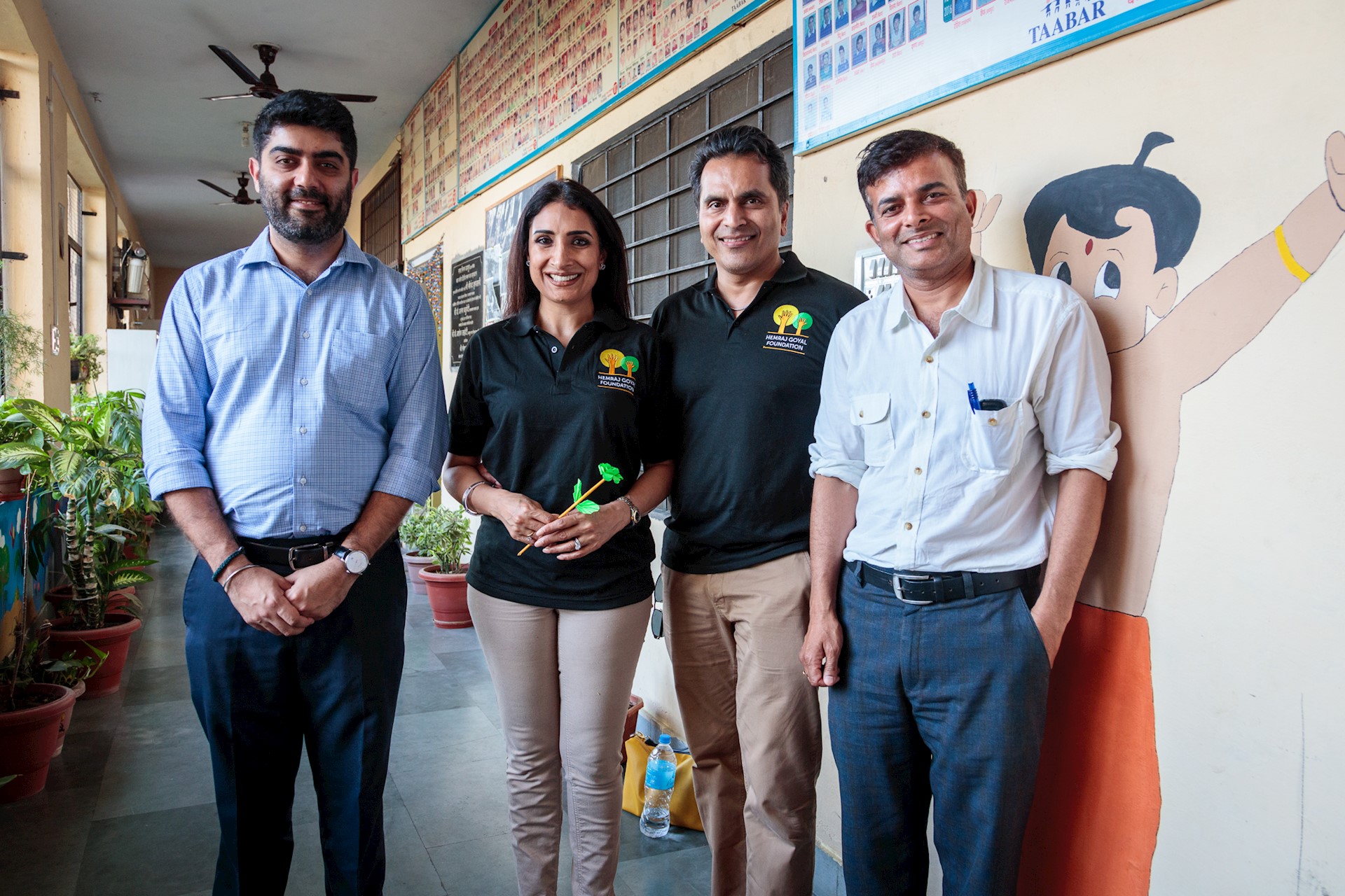 Supporters visits projects in Pakistan 