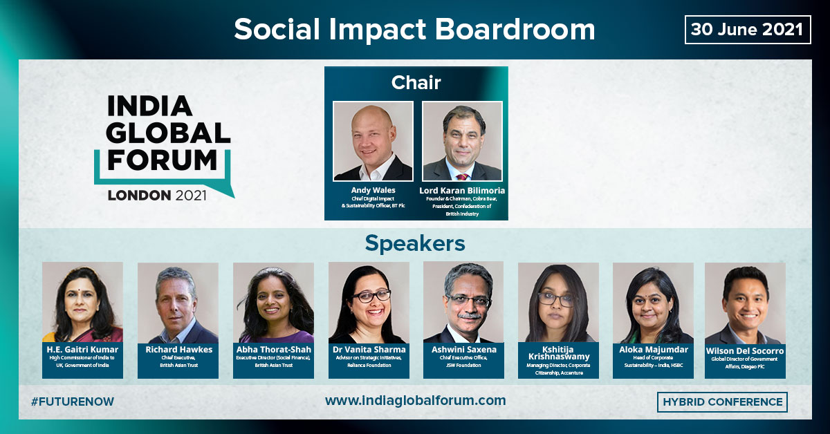 The British Asian Trust ‘India Recovery Fund’ Was Launched At The India Global Forum On Wednesday (30 June). (1)