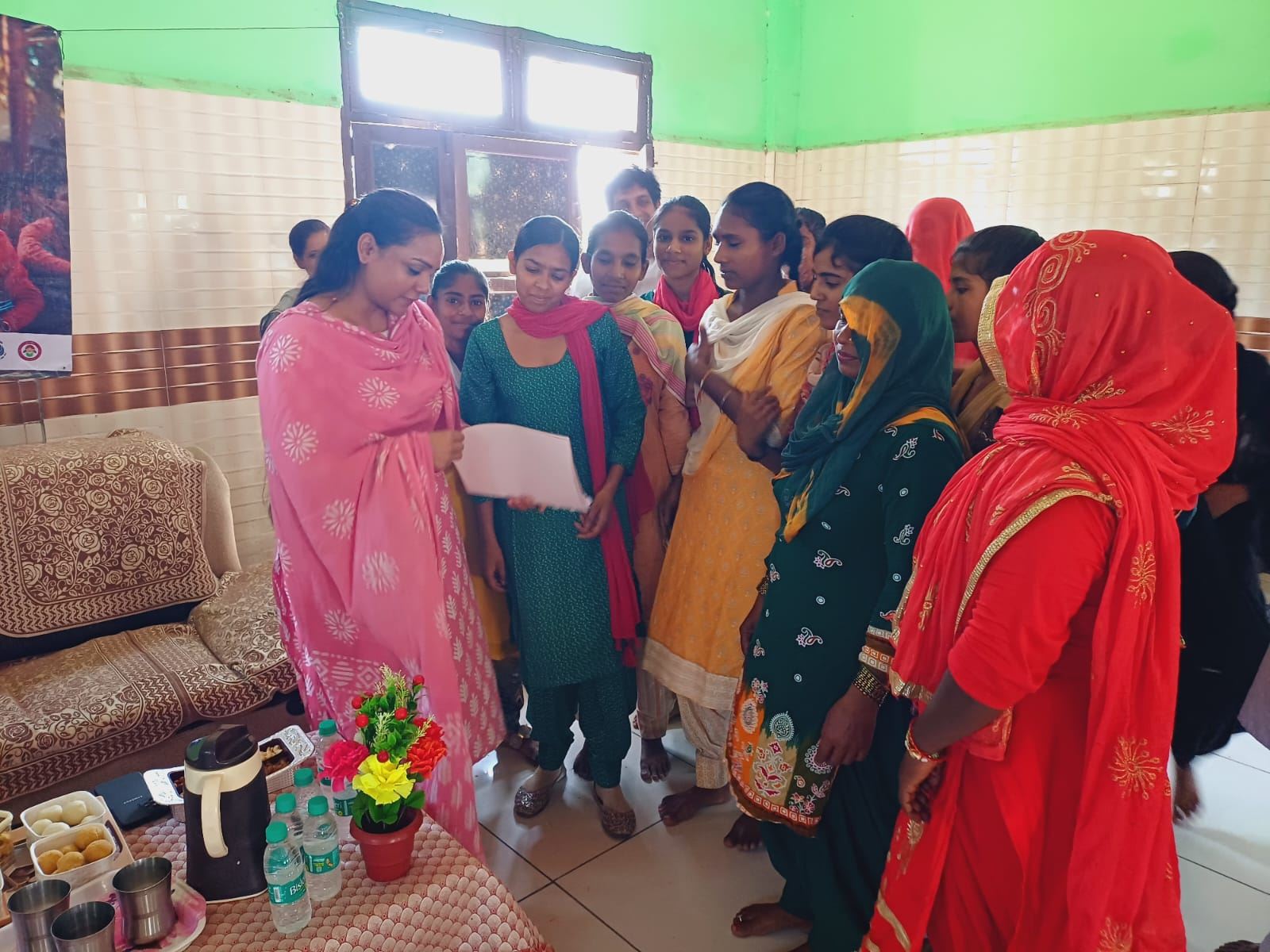 Devipur Photo Second Round Of Discussion With CJM During Kishori Mela