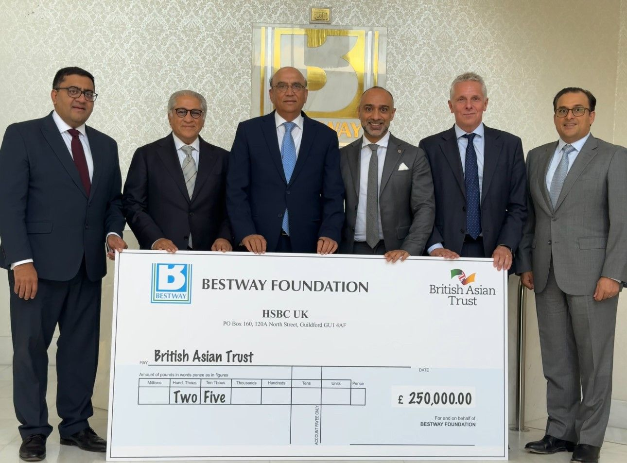 Bestway Foundation Donates £250,000 To Support The British Asian Trust’S Vital Work In South Asia